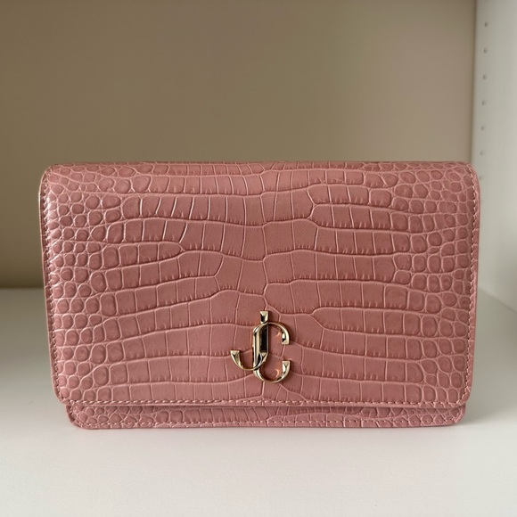 Jimmy Choo Handbags - Jimmy Choo Embossed Croc Bag “Palace”